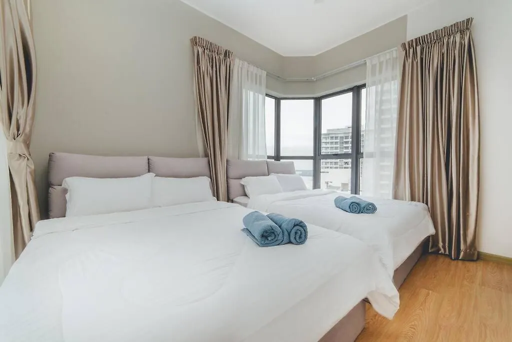Baylaurel Cozycorner 3Br8Pax Seaview Poolview Lejlighed Johor Bahru